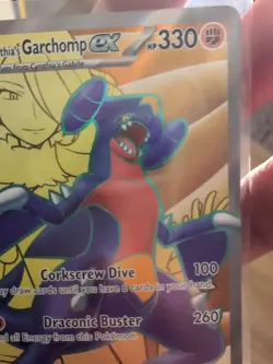 Cynthia's Garchomp EX Promo SV Scarlet & Violet Holo Card 204 NM - Image 3