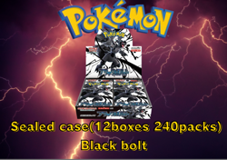 Pokemon Card Game Black Bolt Booster Sealed Case (12boxes) SV11 Japanese - Image 3