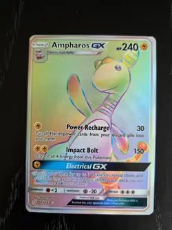 Ampharos GX 185/181 SM Team Up Pokemon card TCG - Image 1
