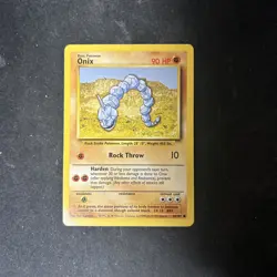 Pokemon ONIX Card BASE Set 56/102 COMMON 1999 Non-Holo D21 - Image 1