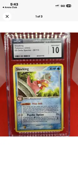 Pokemon Slab And Card Bundle (Reserved) - Image 4