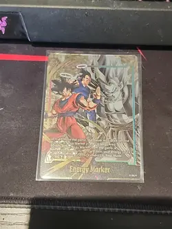 Dragonball Fusion World Card Game E-114 Gold Energy Marker And Gohan FRIENDSHIP - Image 3