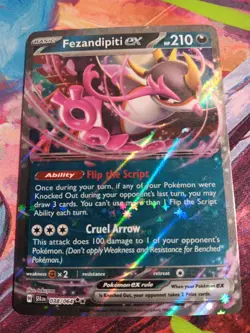Fezandipity ex 038/064 Double Rare Pokemon TCG Card Shrouded Fable - NM/LP - Image 1