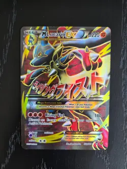 M Lucario EX 55a/111 XY Furious Fists Pokemon card TCG - Image 1
