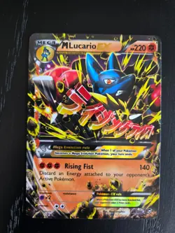 M Lucario EX 55/111 XY Furious Fists Pokemon card TCG - Image 1