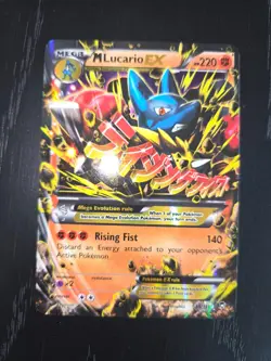 M Lucario EX 55/111 XY Furious Fists Pokemon card TCG - Image 2