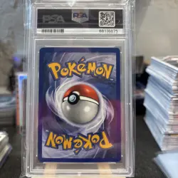 Pokemon TCG Alakazam Base Set Holo Card 1/102 Unlimited Rare PSA 7!!! - Image 2