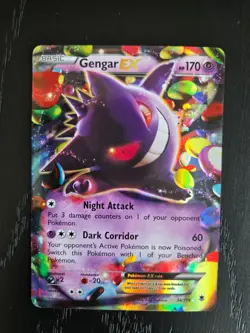 Gengar EX 34/119 XY Phantom Forces Pokemon card TCG - Image 1