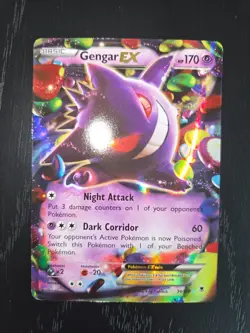Gengar EX 34/119 XY Phantom Forces Pokemon card TCG - Image 2