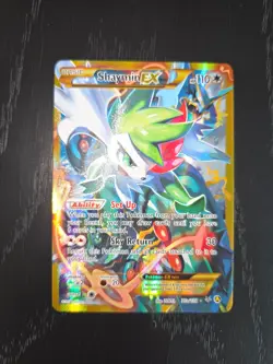 Shaymin EX 77a/108 XY Roaring Skies Pokemon card TCG - Image 2