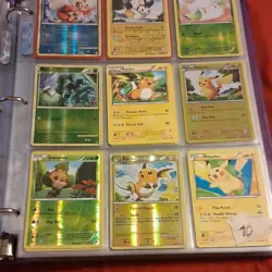 Pokemon TCG Card Lot of 10, Black & White, Pikachu, Raichu, Holo - Image 1