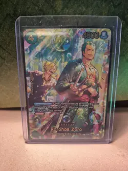 Roronoa Zoro PRB02-006 SP Alt Art – Azure Seas Seven – One Piece Card Game - LP - Image 1