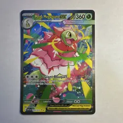 Pokemon Mega Meganium EX Rare Foil Stage 2 Card 272/217 ASC TCG - Image 1
