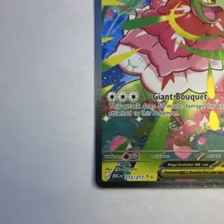 Pokemon Mega Meganium EX Rare Foil Stage 2 Card 272/217 ASC TCG - Image 5