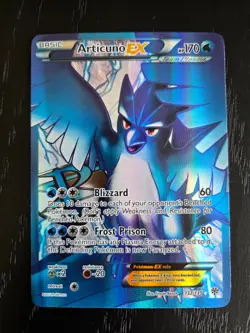 Articuno EX 132/135 BW Plasma Storm Pokemon card TCG - Image 1