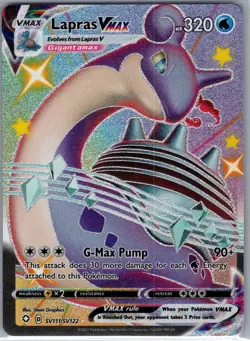 Lapras VMAX SV111/SV122 Shining Fates: Shiny Vault - Pokemon Card - NM - Image 1