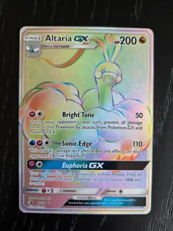 Altaria GX (Secret) 72/70 Dragon Majesty Pokemon card TCG - Image 1