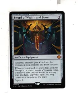 MTG SkeenAB Sword of Wealth and Power from BIG. NM. - Image 1