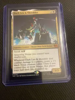 Dark Leo and Shredder - Teenage Mutant Ninja Turtles - MtG- NM - Image 1