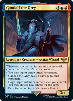 MTG Gandalf the Grey [The Lord of the Rings: Tales of Middle-Earth] Near Mint Ma - Image 1