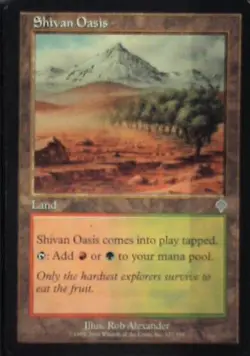 Shivan Oasis - Invasion: #327, Magic: The Gathering Lp R97 - Image 1