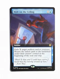 Hide on the Ceiling ~ Magic MTG Spider-Man ~ Extended Art 0249 Mythic - Image 1