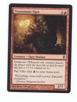 1x MTG Treasonous Ogre Rare Conspiracy Creature (NM) - Image 1