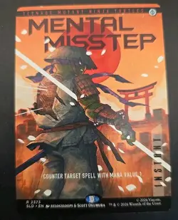 Mental Misstep (2373) Secret Lair Drop MTG Regular Near Mint - Image 1