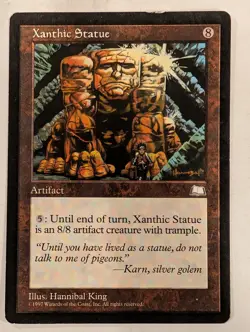 Xanthic Statue - Weatherlight - Magic the Gathering MTG Nice! - Image 1