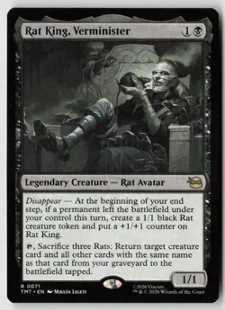 Rat King, Verminister Teenage Mutant Ninja Turtles (71) Normal - MTG - LP - Image 1