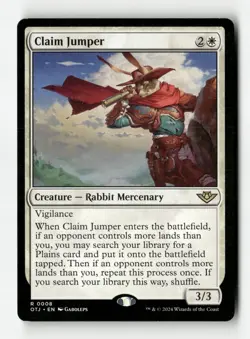 Claim Jumper - Outlaws of Thunder Junction - #8 - Non-Foil - NM - MTG - Image 1