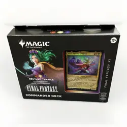 Magic The Gathering Final Fantasy VI Commander Deck Revival Trance Display - Image 1