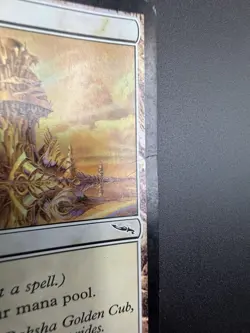 MTG Foil; Ancient Den; Mirrodin; Artifact Land Affinity ; Damaged - Image 5