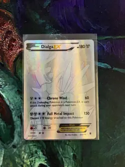 Silver Dialga EX Pokemon Card – Phantom Forces 122/119 – Secret Rare LP - Image 1