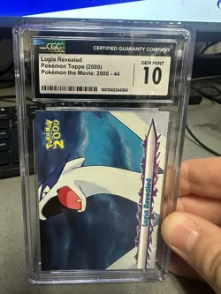 Lugia Revealed 44 Pokemon Topps The Movie - Graded Pokemon Card CGC 10 Gem Mint - Image 2