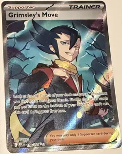🃏Grimsley’s Move Full Art Trainer Phantasmal Forces 120/094 Pokemon TCG - Mint - Image 1