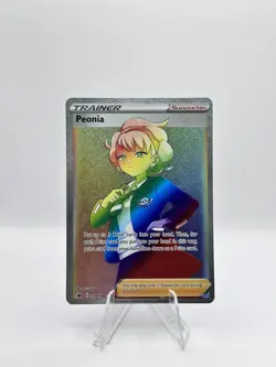 Pokemon Card Peonia 219/198 Chilling Reign Rainbow Secret Rare Near Mint - Image 1