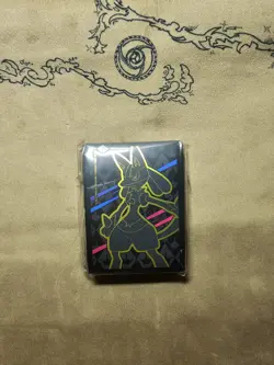 Pokemon Crown Zenith Lucario Pokemon Card 65 ct Sleeves - Image 1