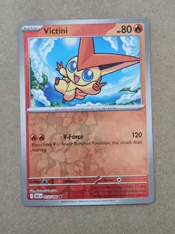 Victini Reverse Holo 012/086 SV: Black Bolt Pokemon TCG - Image 1