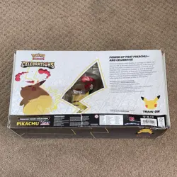 Unopened Pokemon Celebrations Pikachu VMAX Promo Booster Box 290-80940 - Image 3