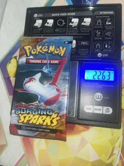 HEAVY! 22.63g Surging Sparks Pokemon TCG Booster Pack - Image 1