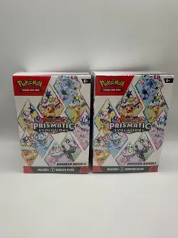 Pokemon Prismatic Evolutions Factory Sealed Booster Bundle Lot Of 2 New - Image 1