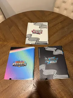 Pokemon Themed Binders (Prismatic, White Flare, Black Bolt) - Image 2