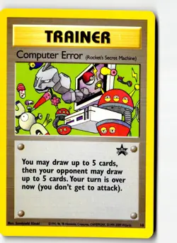 Computer Error 16 Promo Wizards Black Star Promos Pokemon Moderately Played - Image 1