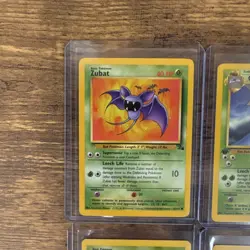 Pokemon TCG Vintage NON HOLO Fossil Lot 9 Cards LP to NM! - Image 2