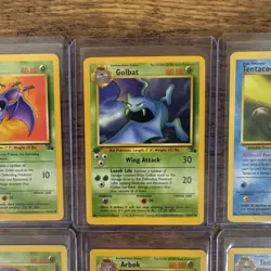Pokemon TCG Vintage NON HOLO Fossil Lot 9 Cards LP to NM! - Image 3