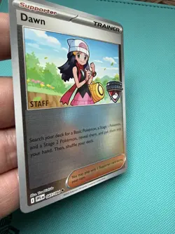 Dawn 087/094 STAFF Stamped Pokemon Regional Championship Promo LP - Image 5