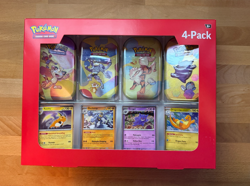 Pokemon TCG Scarlet & Violet 151 Mini Tin 4-Pack Sam’s Club New/Sealed - Image 1