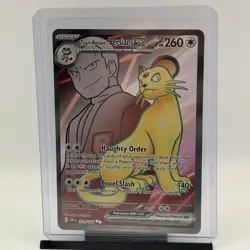 Pokemon TCG Team Rocket's Persian ex 219/182 Ultra Rare Destined Rivals NM/M - Image 1