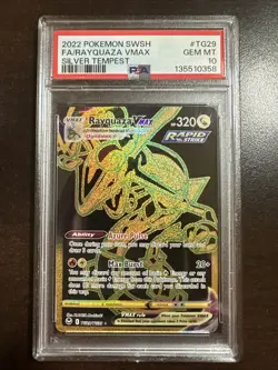 Rayquaza VMAX TG29/TG30 Pokemon Silver Tempest PSA 10 GEM MINT - Image 1